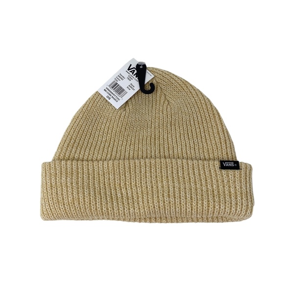 VANS Core Basics Beanie Unisex Beige Knit Hat One Size VN000K9YYUU - Picture 3 of 4